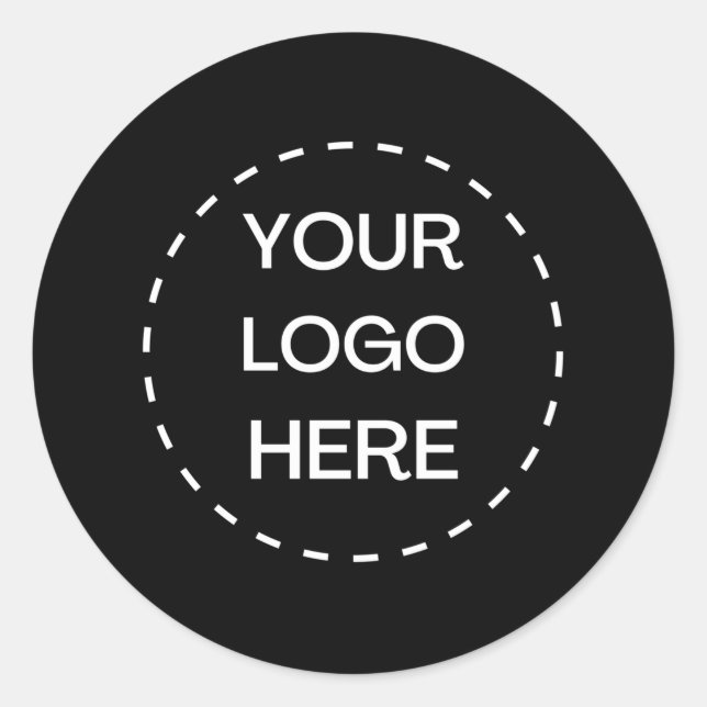 Sticker Rond Logo personnalisé (Devant)