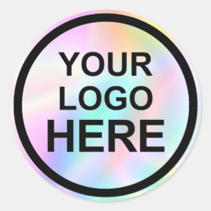 Sticker Rond Logo personnalisé classique affaires rond autocoll