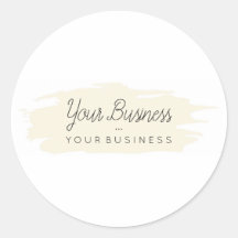 Logo Personnalisé De Brosse De Base 1 Tan