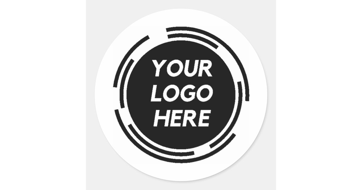 Sticker Rond Logo professionnel personnalisé | Zazzle.fr