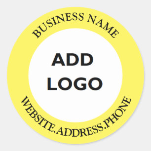 Sticker Rond Logo professionnel personnalisé