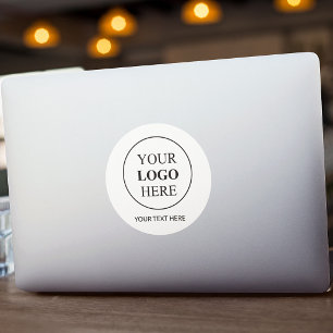 Sticker Rond Logo promotionnel personnalisé - Pas de commande m