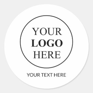 Sticker Rond Logo promotionnel personnalisé - Pas de commande m