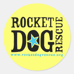 Sticker Rond Logo RDR (noir/bleu)