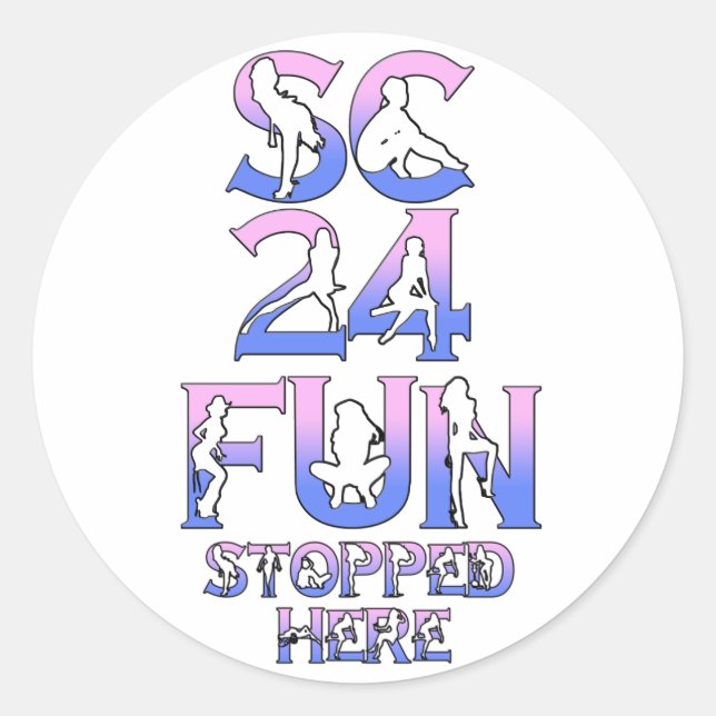 STICKER ROND LOGO SC24FUN (Devant)