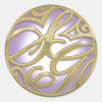 Logo Supergirl Gold & Purple Circle