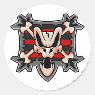Sticker Rond Logo Team Krawk Island