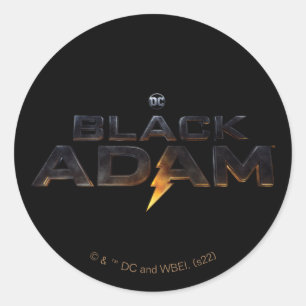 Sticker Rond Logo théâtral Black Adam