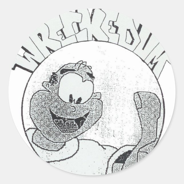 Sticker Rond Logo 'Um Melvin Circle (Devant)