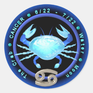 Sticker Rond Logo Valxart Cancer zodiac