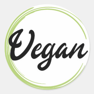 Sticker Rond Logo Vegan