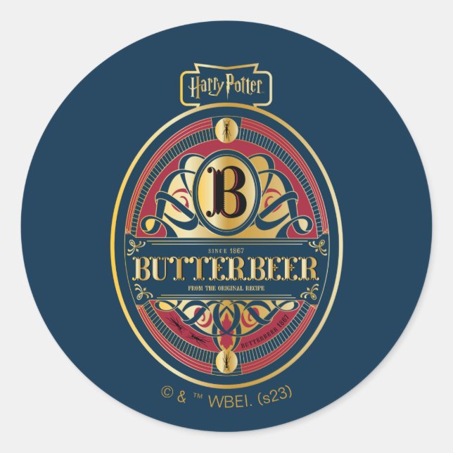Sticker Rond Logo vertical BUTTERBEER™ (Devant)