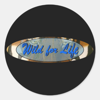 Sticker Rond Logo Wild for Life