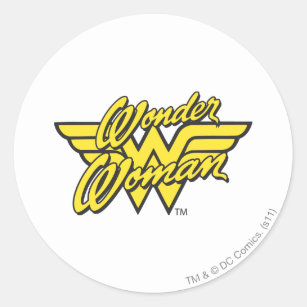 Sticker Rond Logo Wonder Woman 1