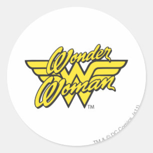 Sticker Rond Logo Wonder Woman 1