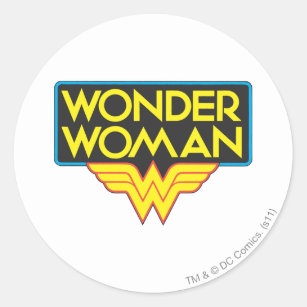 Sticker Rond Logo Wonder Woman 3