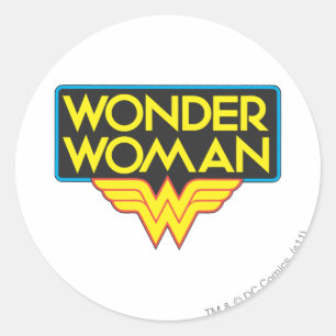 Sticker Rond Logo Wonder Woman 3