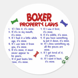 Sticker Rond Lois sur les propriétés Boxer 2