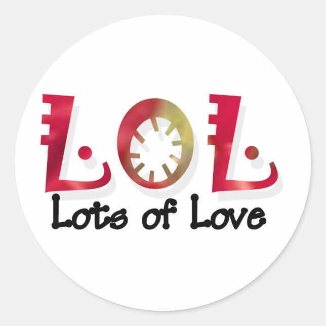 STICKER ROND LOL (Devant)