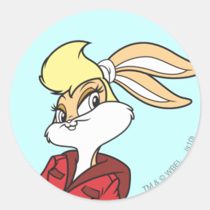 Sticker Rond Lola Bunny Super Cute