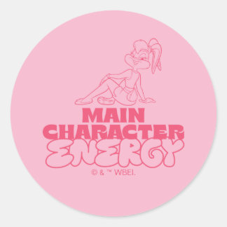 Sticker Rond Lola Caractère principal Énergie