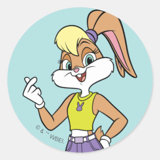 Sticker Rond Lola Finger Heart