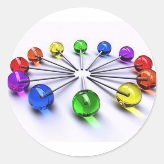 Sticker Rond lollipop (Devant)