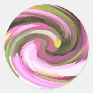 Sticker Rond Lollipops