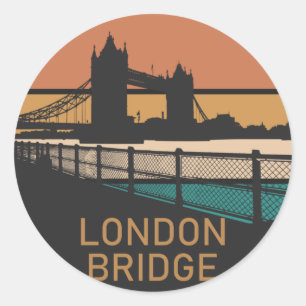Sticker Rond London Bridge