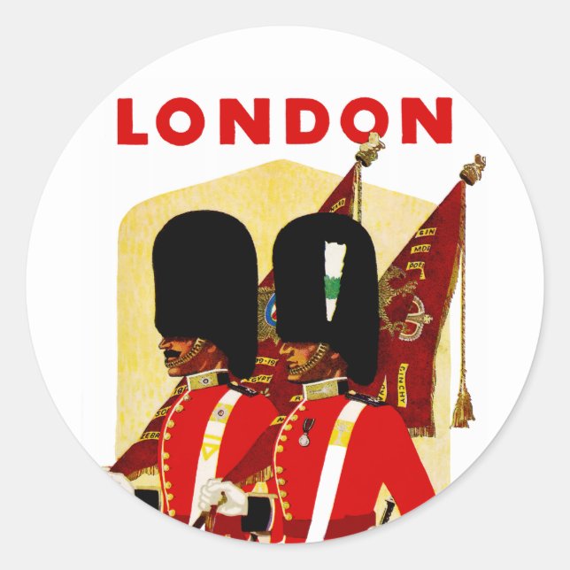 Sticker Rond Londres (Devant)