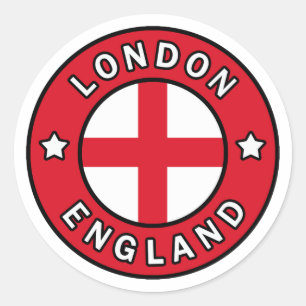 Sticker Rond Londres Angleterre