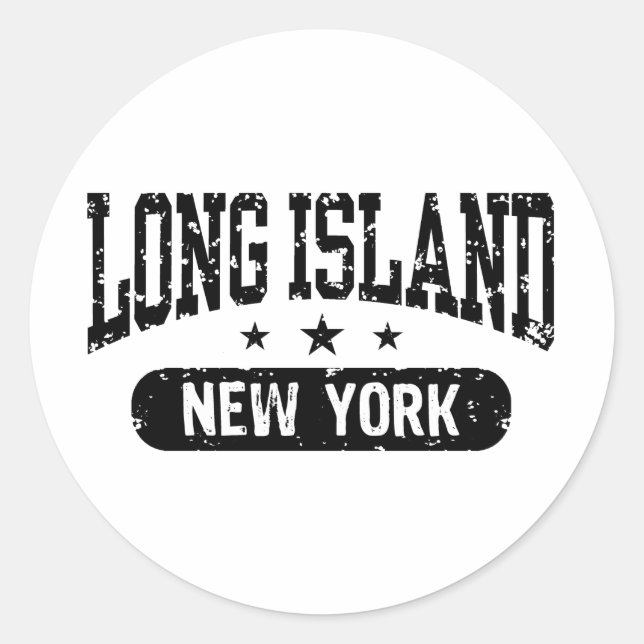 Sticker Rond Long Island (Devant)