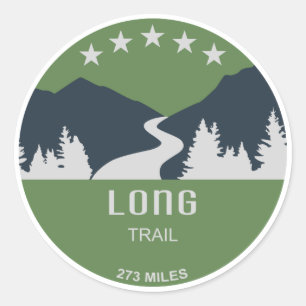Sticker Rond Long Trail Vermont