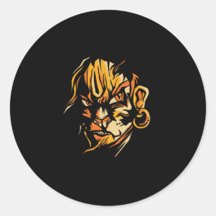 Sticker Rond Lord hanuman