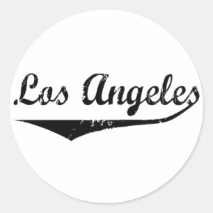 Sticker Rond Los Angeles