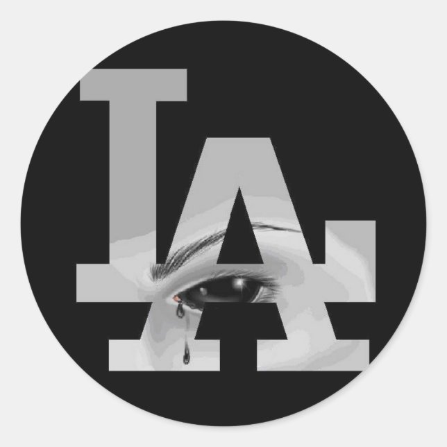 Sticker Rond Los Angeles (Devant)