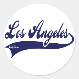 Sticker Rond Los angeles Californie