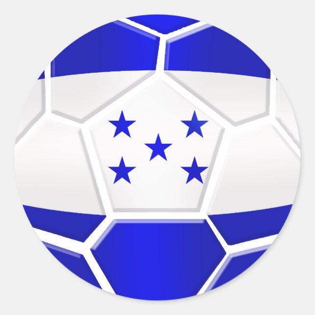 Sticker Rond Los Catrachos Honduras cadeaux de football (Devant)