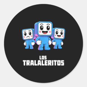 Sticker Rond Los Tralaleritos - Drôle de Brainrot Cringe Italie