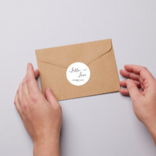 Sticker Rond Lotto Love Lottery Scratcher Mariage Faveur