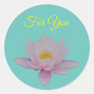 Sticker Rond Lotus