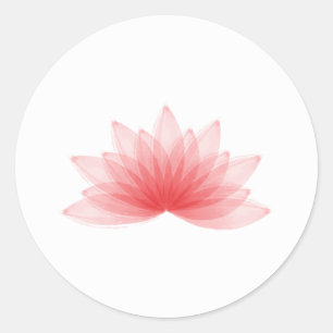 Sticker Rond Lotus
