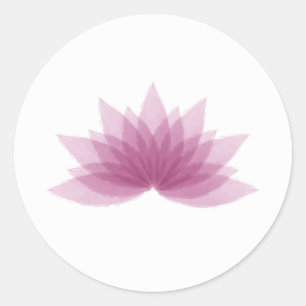 Sticker Rond Lotus