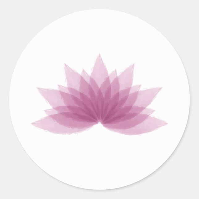 Sticker Rond Lotus (Devant)