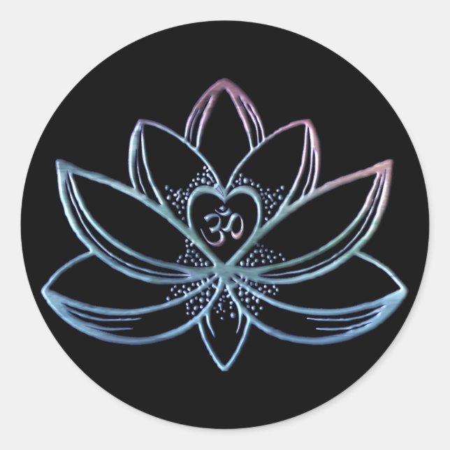 Sticker Rond Lotus 1 (Devant)