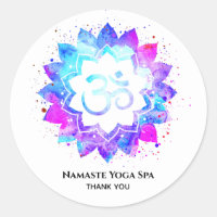 *~* Lotus OM Mandala Symbole spirituel de l'Aum Fl