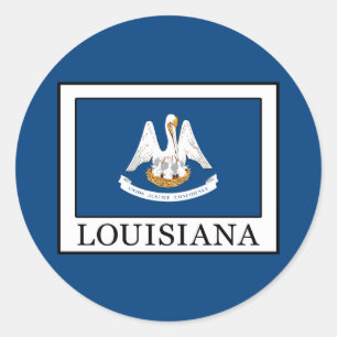 Sticker Rond Louisiane