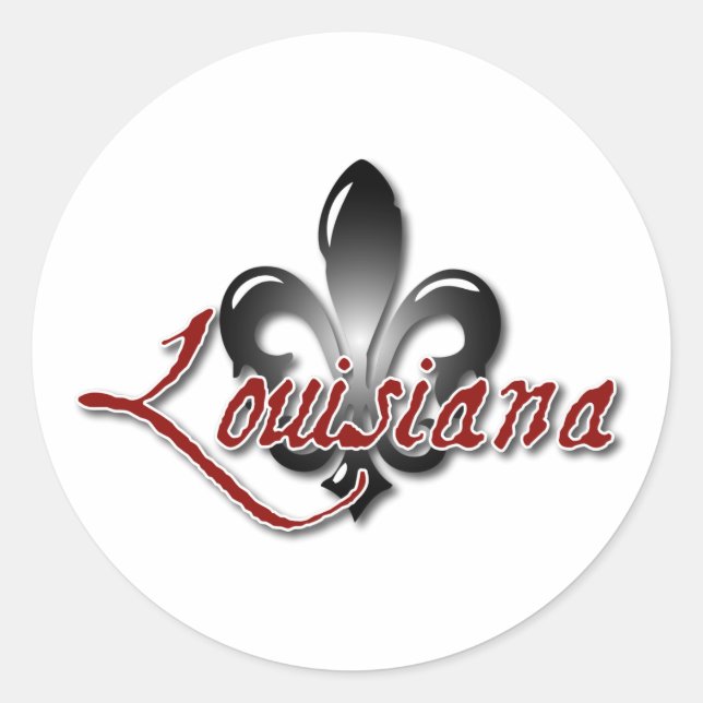 Sticker Rond Louisiane (Devant)