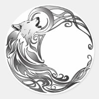 Loup tribal - Ombragé