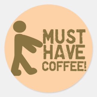 Sticker Rond Louveur de café